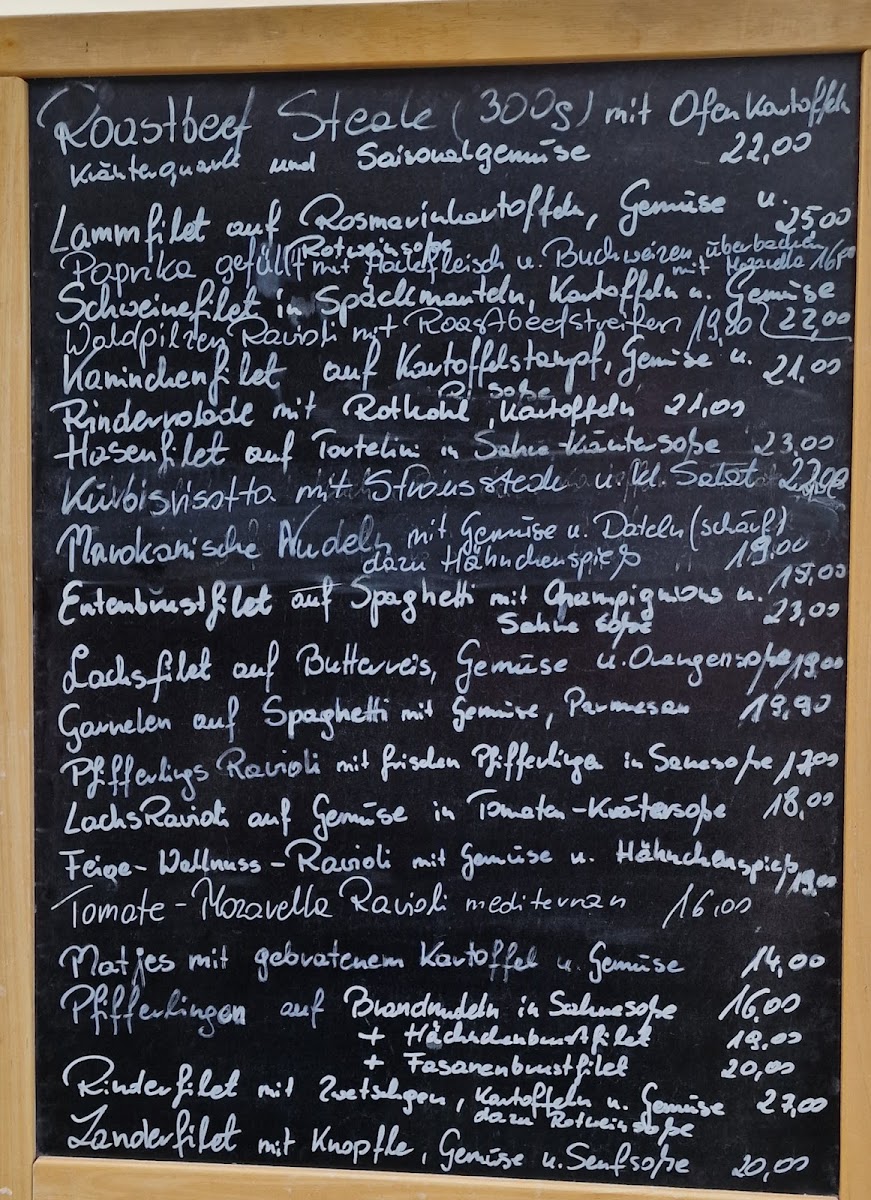 Weser Oase Photo Menu 1