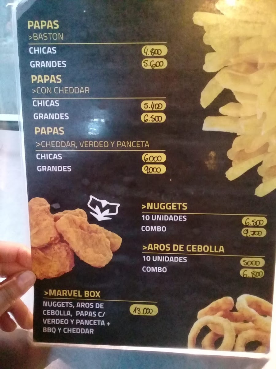 Marvel Food Pellegrini Photo Menu 3