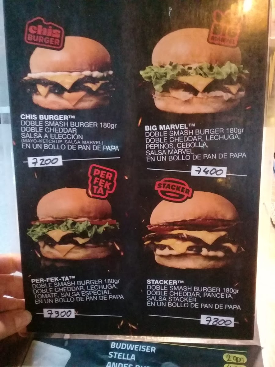 Marvel Food Pellegrini Photo Menu 4