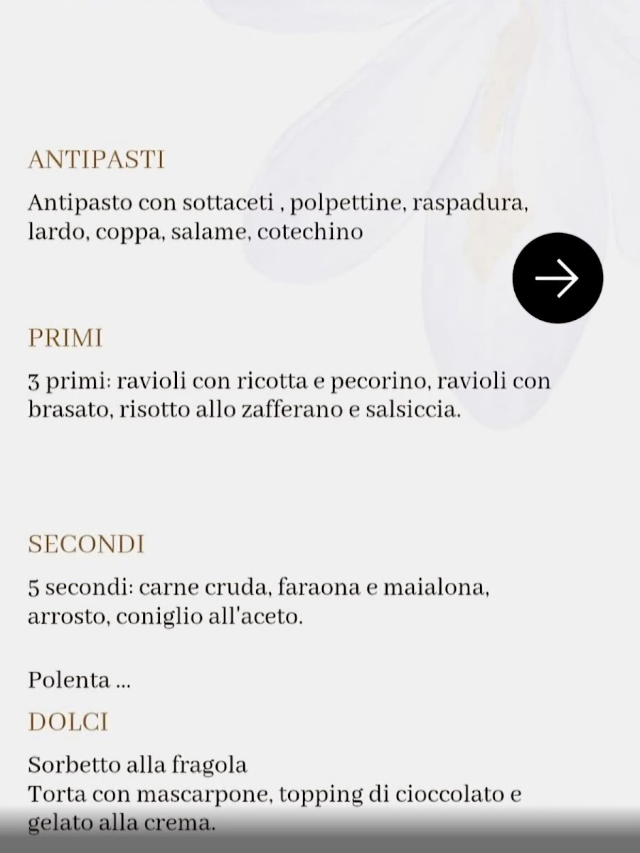 Trattoria Righini Photo Menu 1