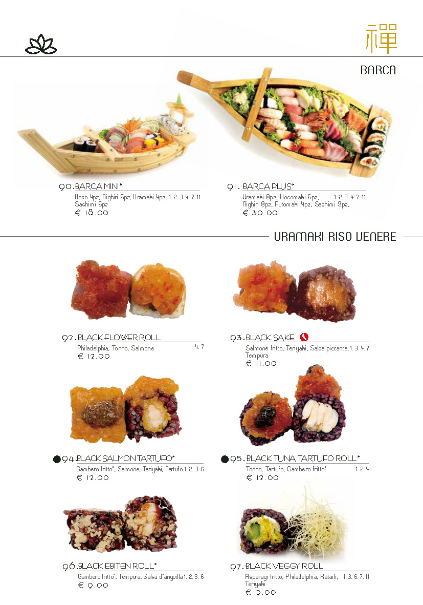 Sushi Zen Nuoro Photo Menu 1