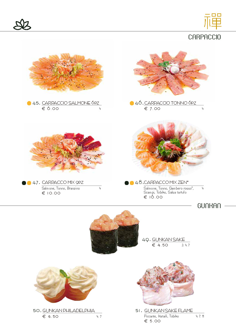 Sushi Zen Nuoro Photo Menu 5