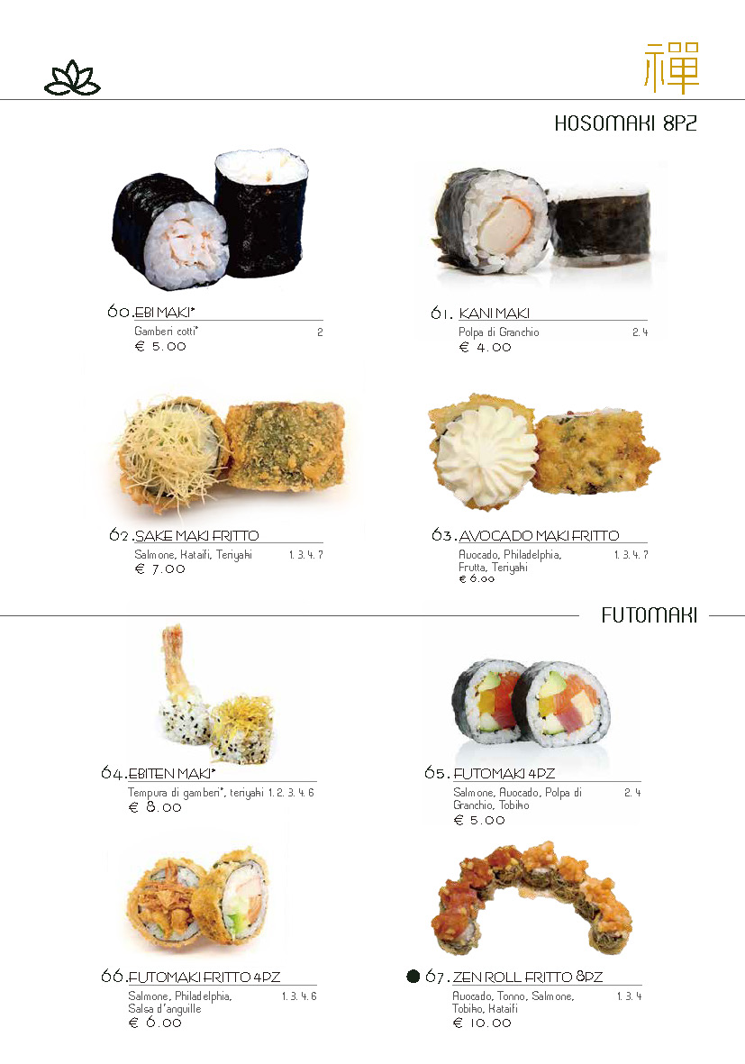 Sushi Zen Nuoro Photo Menu 9