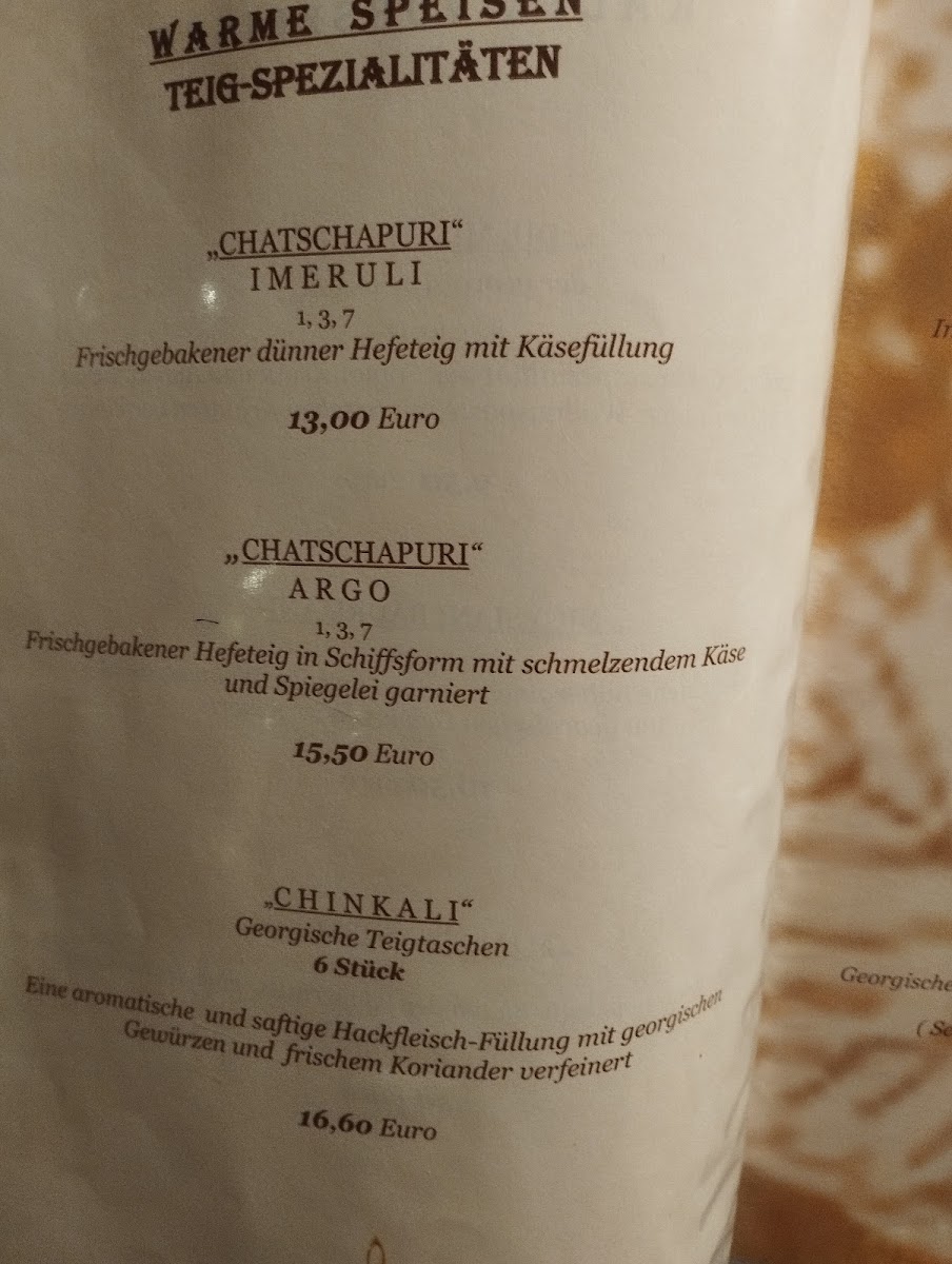 Georgisches Restaurant in Heilbronn Photo Menu 10