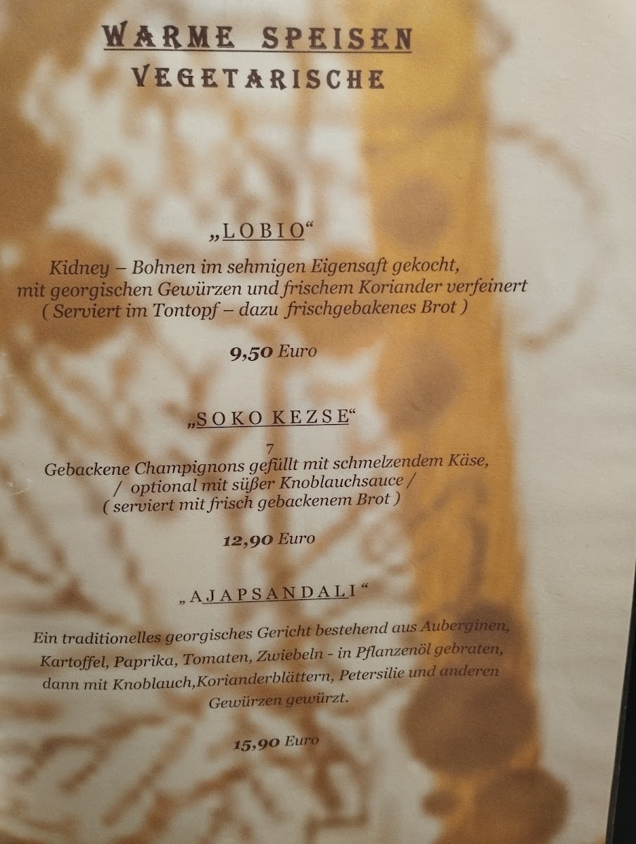 Georgisches Restaurant in Heilbronn Photo Menu 4