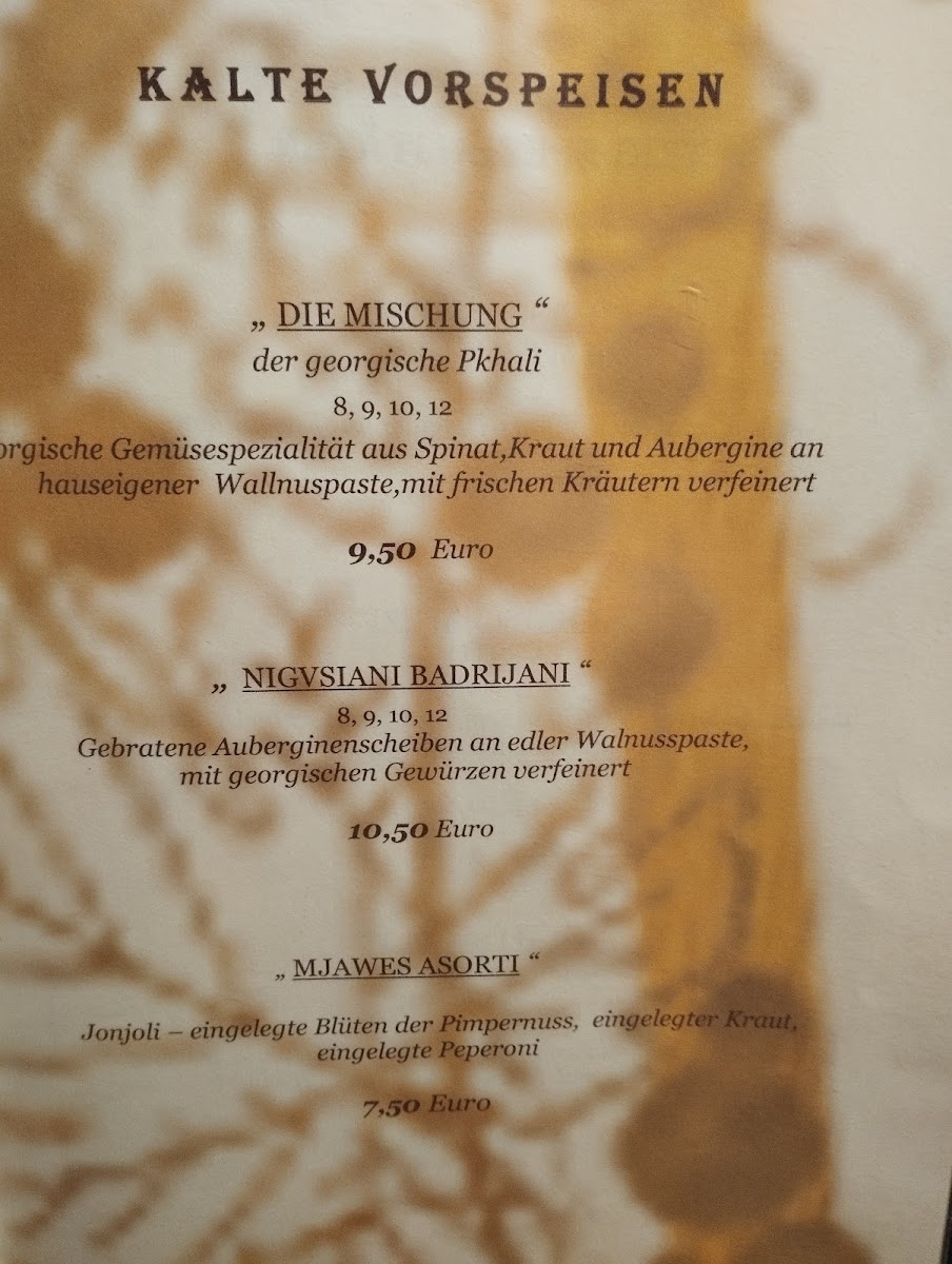 Georgisches Restaurant in Heilbronn Photo Menu 5
