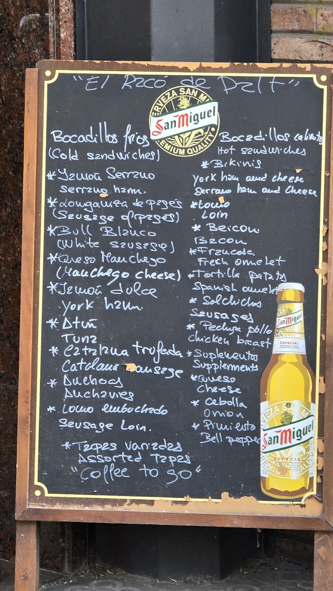 El Racó de Dalt Photo Menu 1