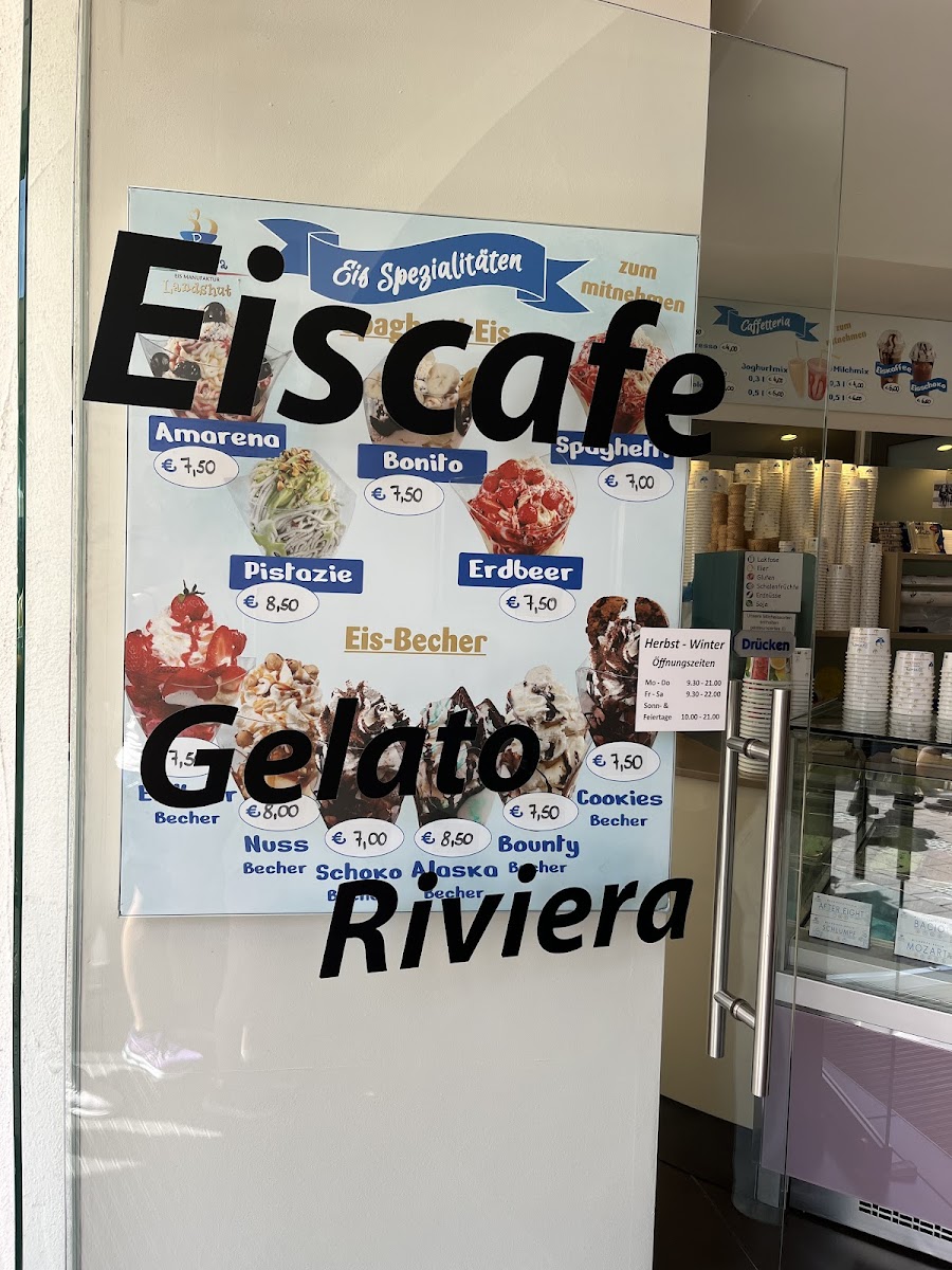 Eiscafé Riviera Photo Menu 2