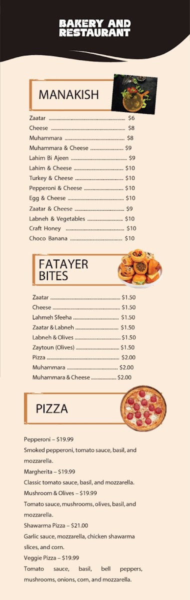 Zaytouna Bites - Bakery & Restaurant Photo Menu 2