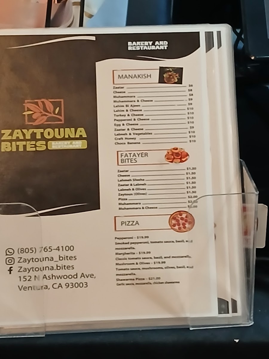 Zaytouna Bites - Bakery & Restaurant Photo Menu 5