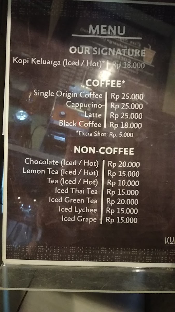 Kula Coffee House Meruya Photo Menu 1