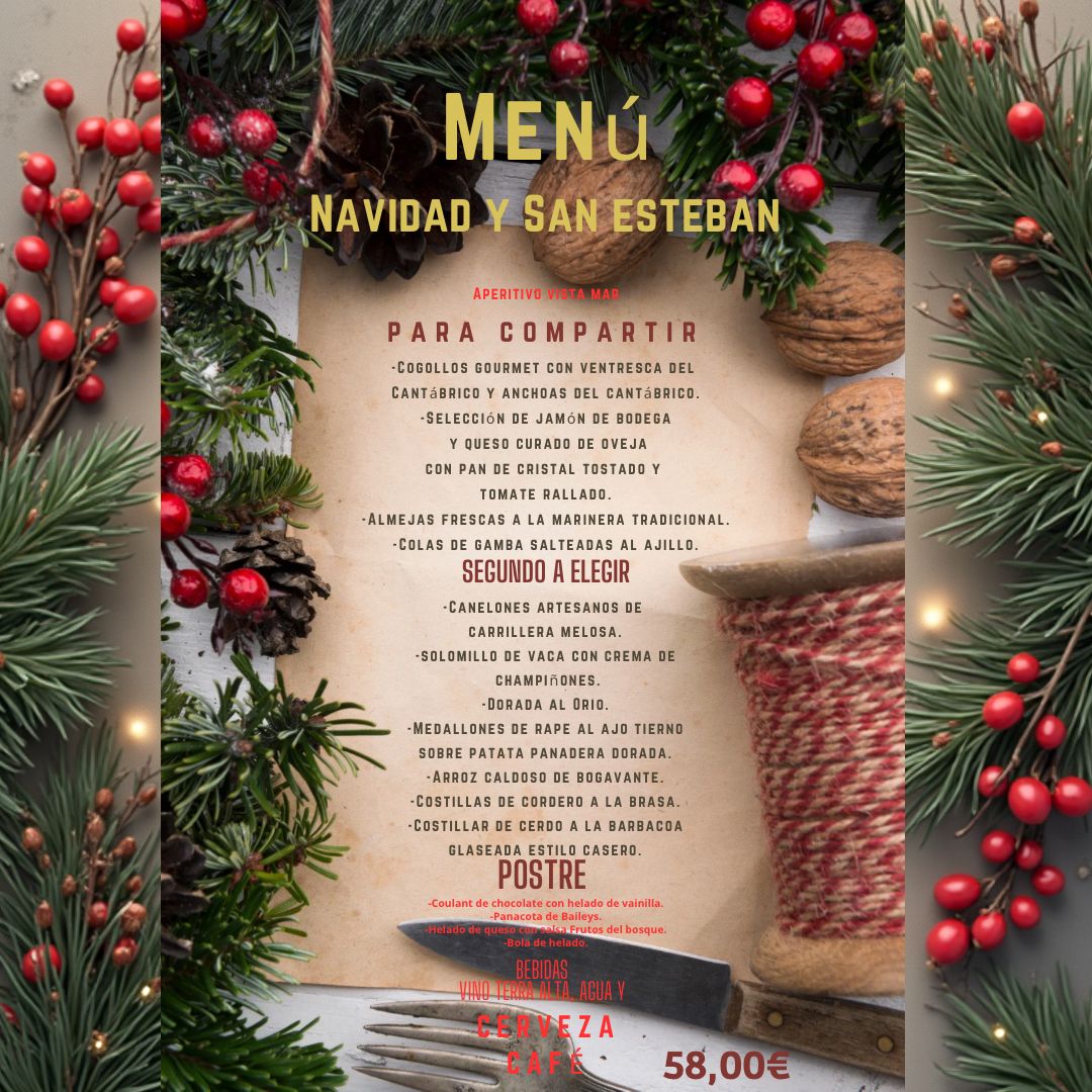 Restaurant VistaMar Salou Photo Menu 1