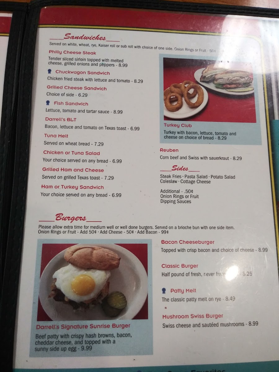 Darrell's Dog Gone Good Diner Photo Menu 5