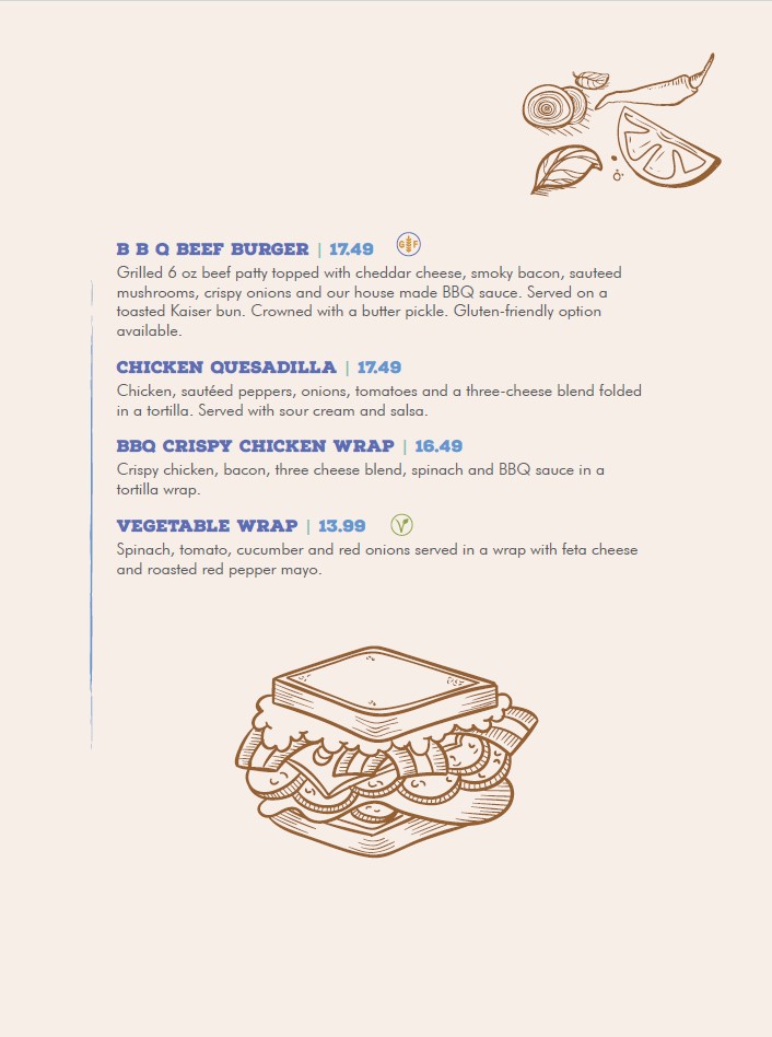 Main Street Cafe Photo Menu 5