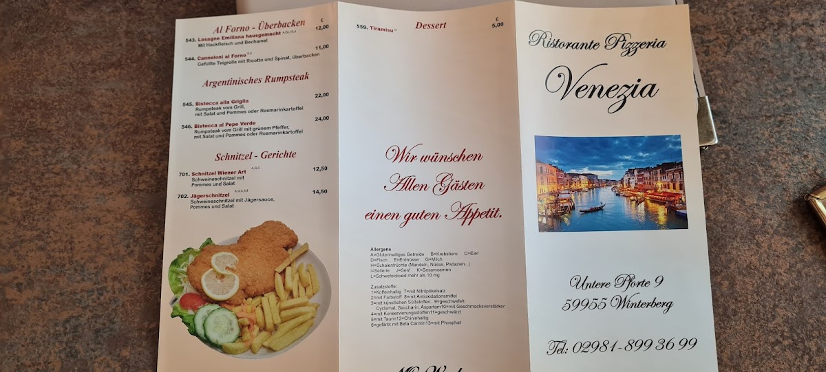 Ristorante Pizzeria Venezia Photo Menu 10