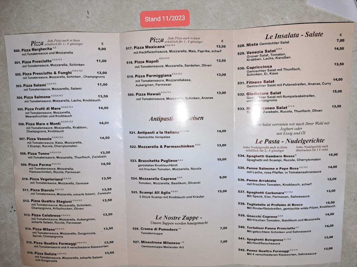 Ristorante Pizzeria Venezia Photo Menu 6