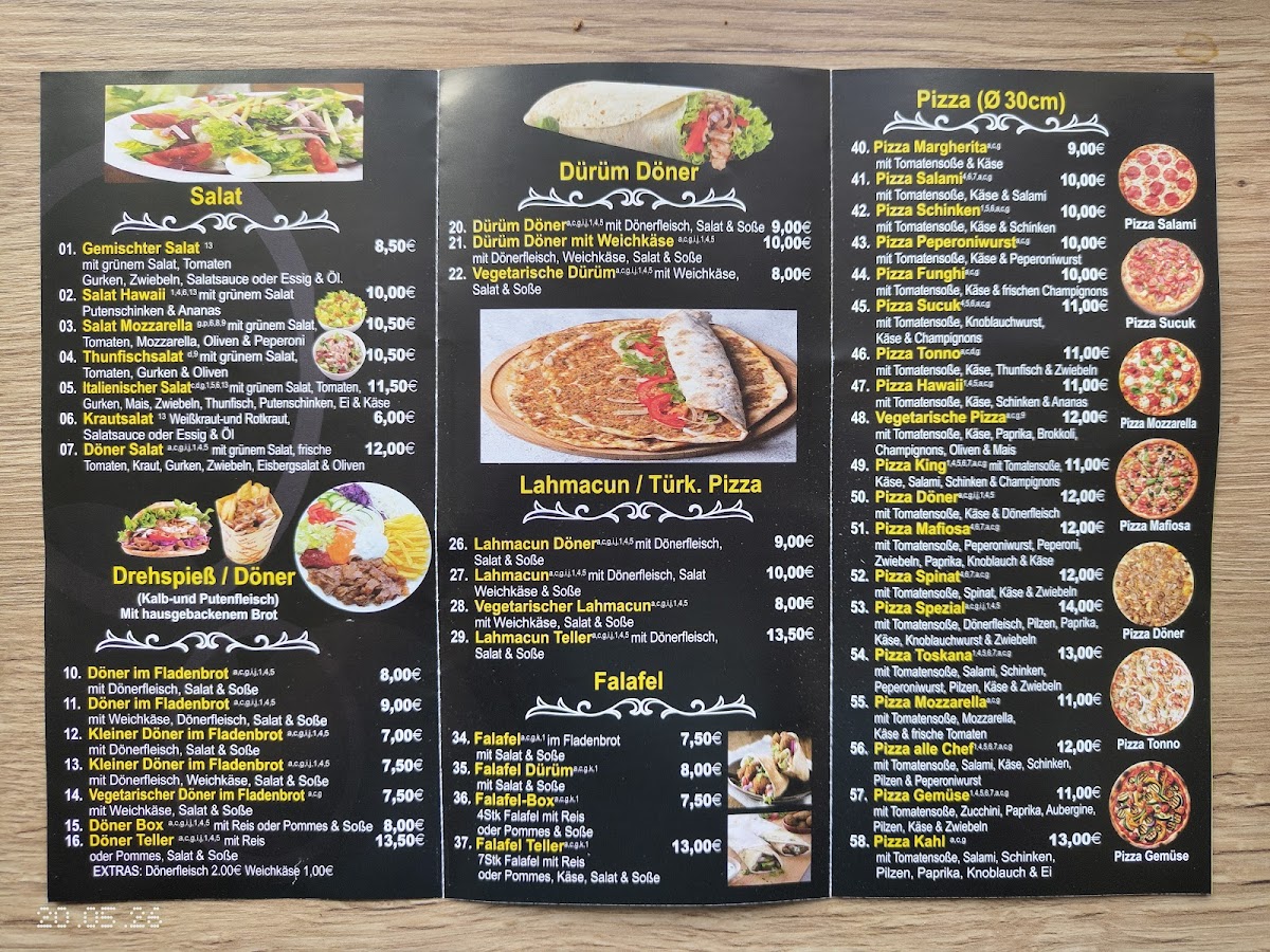 KING Döner & Pizzahaus Photo Menu 1