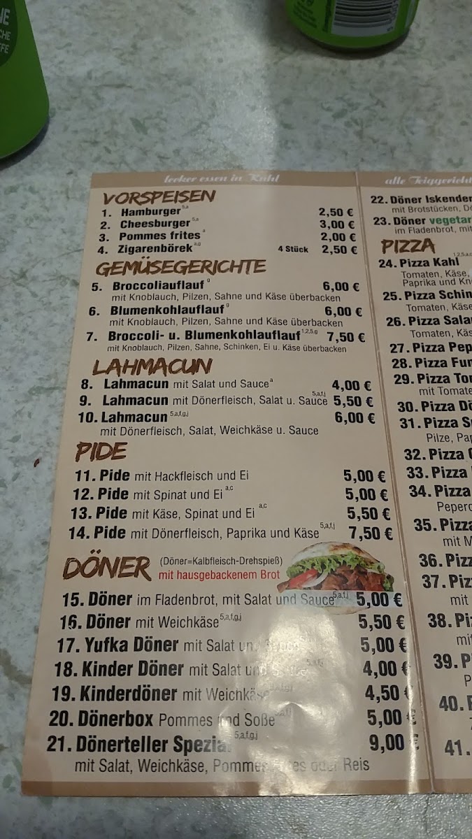 KING Döner & Pizzahaus Photo Menu 10