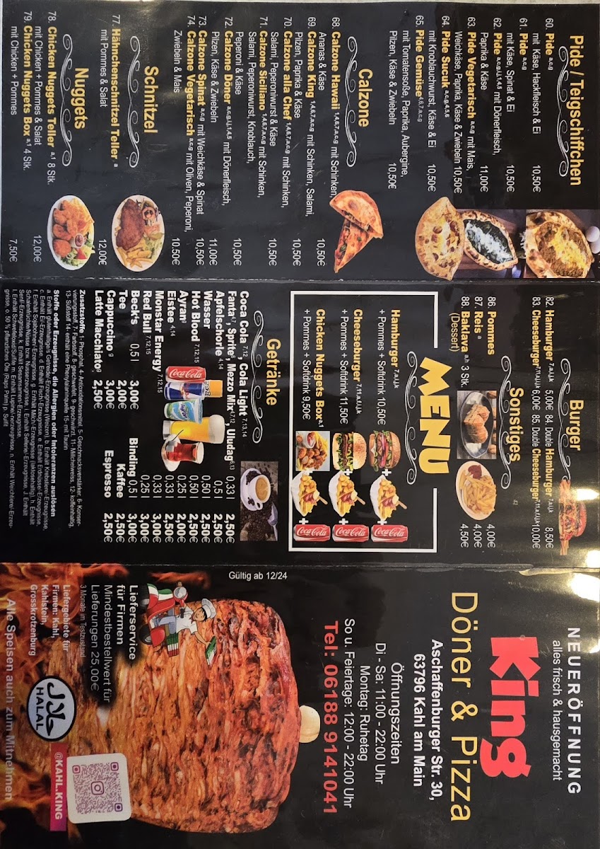 KING Döner & Pizzahaus Photo Menu 5