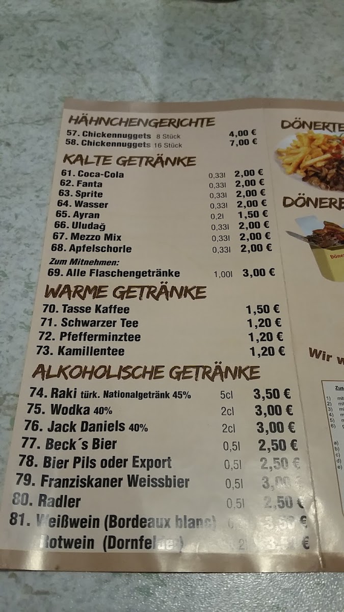 KING Döner & Pizzahaus Photo Menu 7