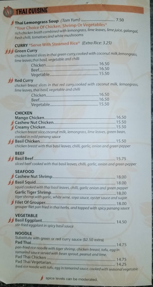 Tai Shan Express Photo Menu 8