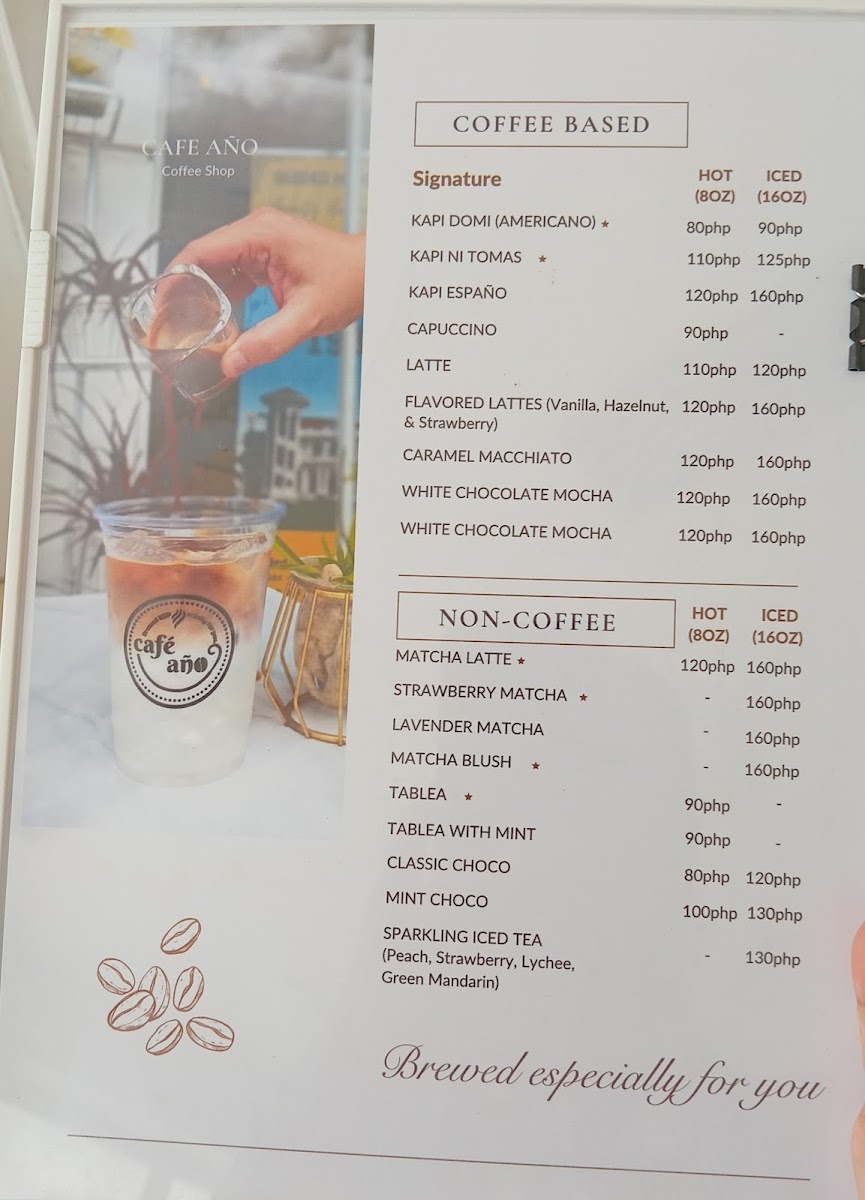 Cafe Año Photo Menu 3