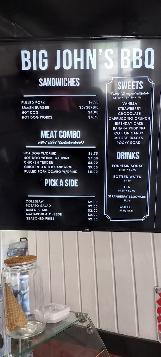 BIG JOHN'S BARBECUE Photo Menu 1