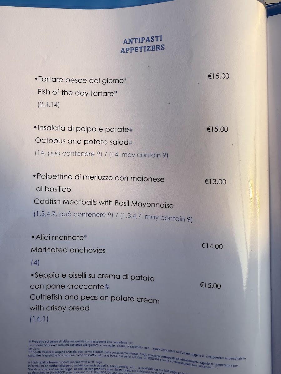 Ristorante L'antica favara Photo Menu 3