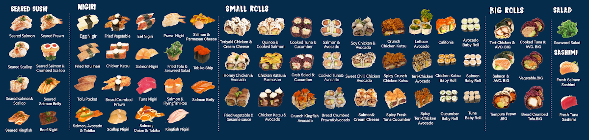 Sushi Paddo Photo Menu 1