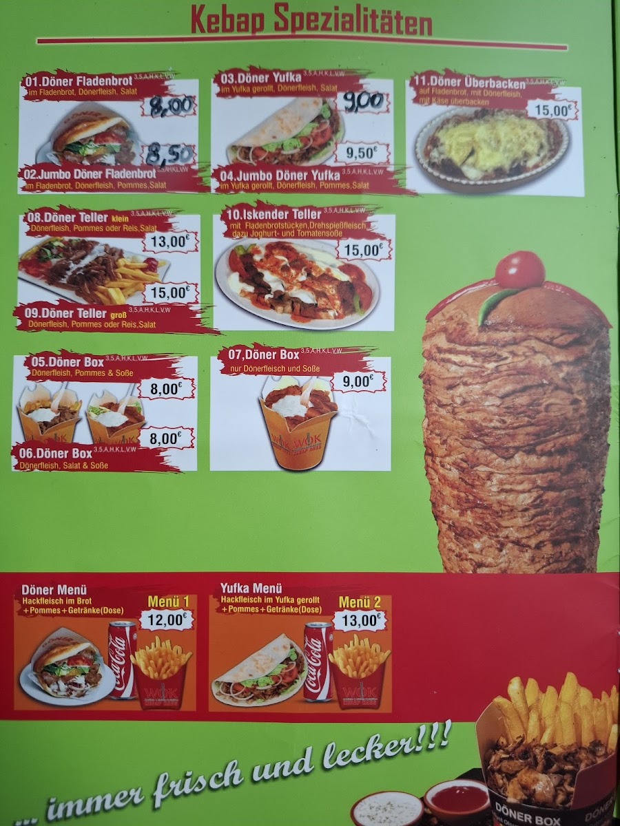 Wok Kebab Haus - Rheinfelden (Baden) Photo Menu 4