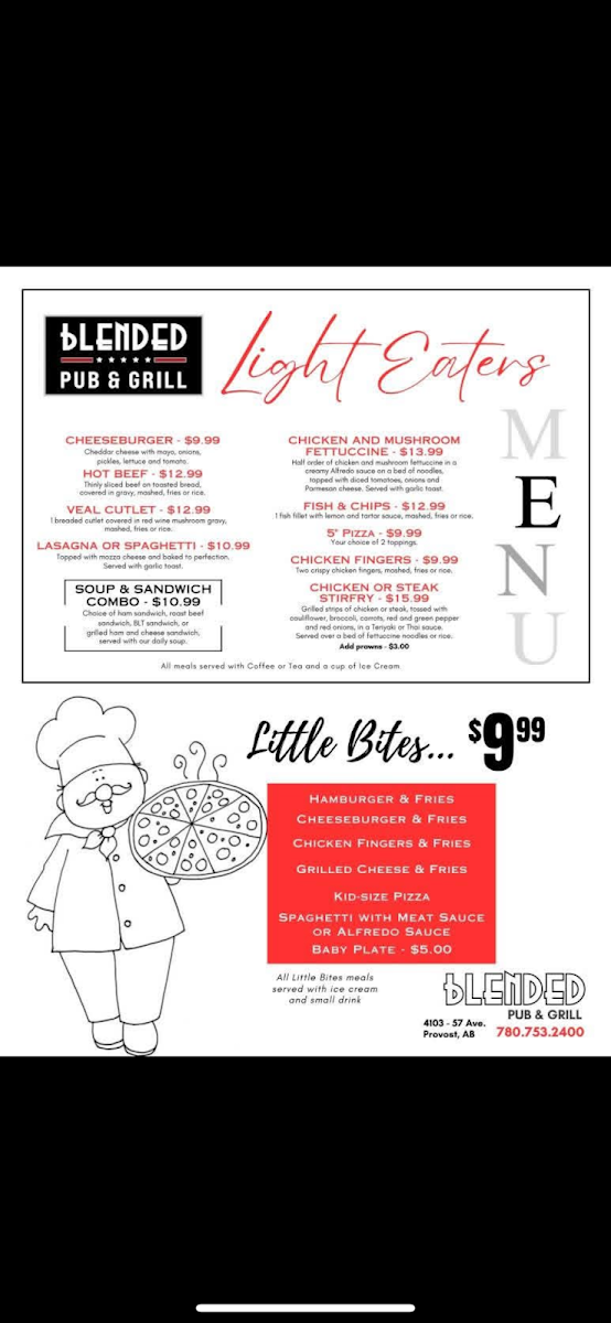 Blended Pub & Grill Photo Menu 3