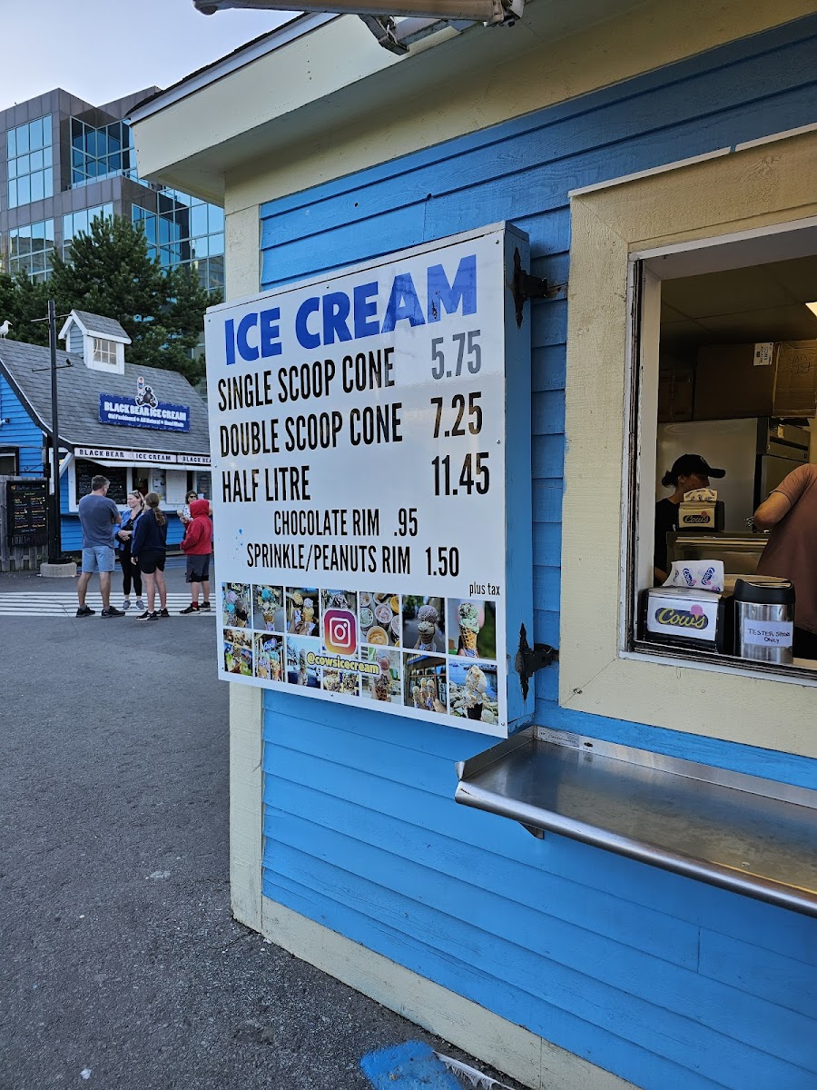Black Bear Ice Cream Photo Menu 10