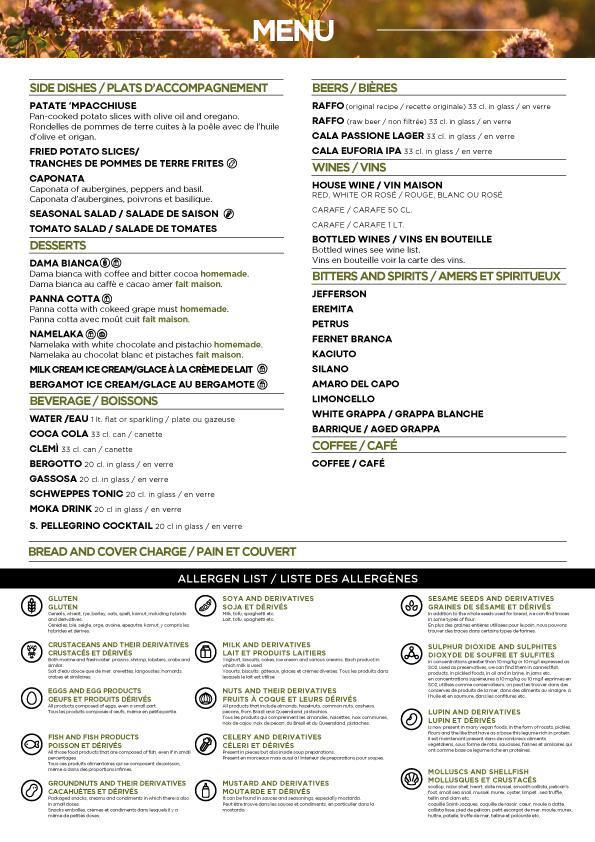 Origano Trattoria Photo Menu 1