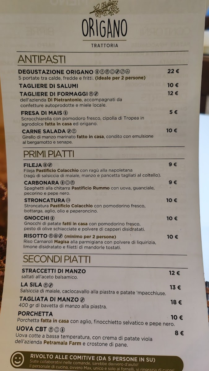 Origano Trattoria Photo Menu 3
