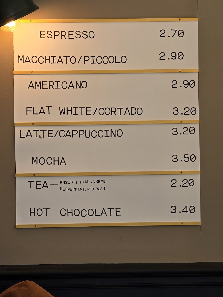 Saint Peters Street Coffee Photo Menu 1
