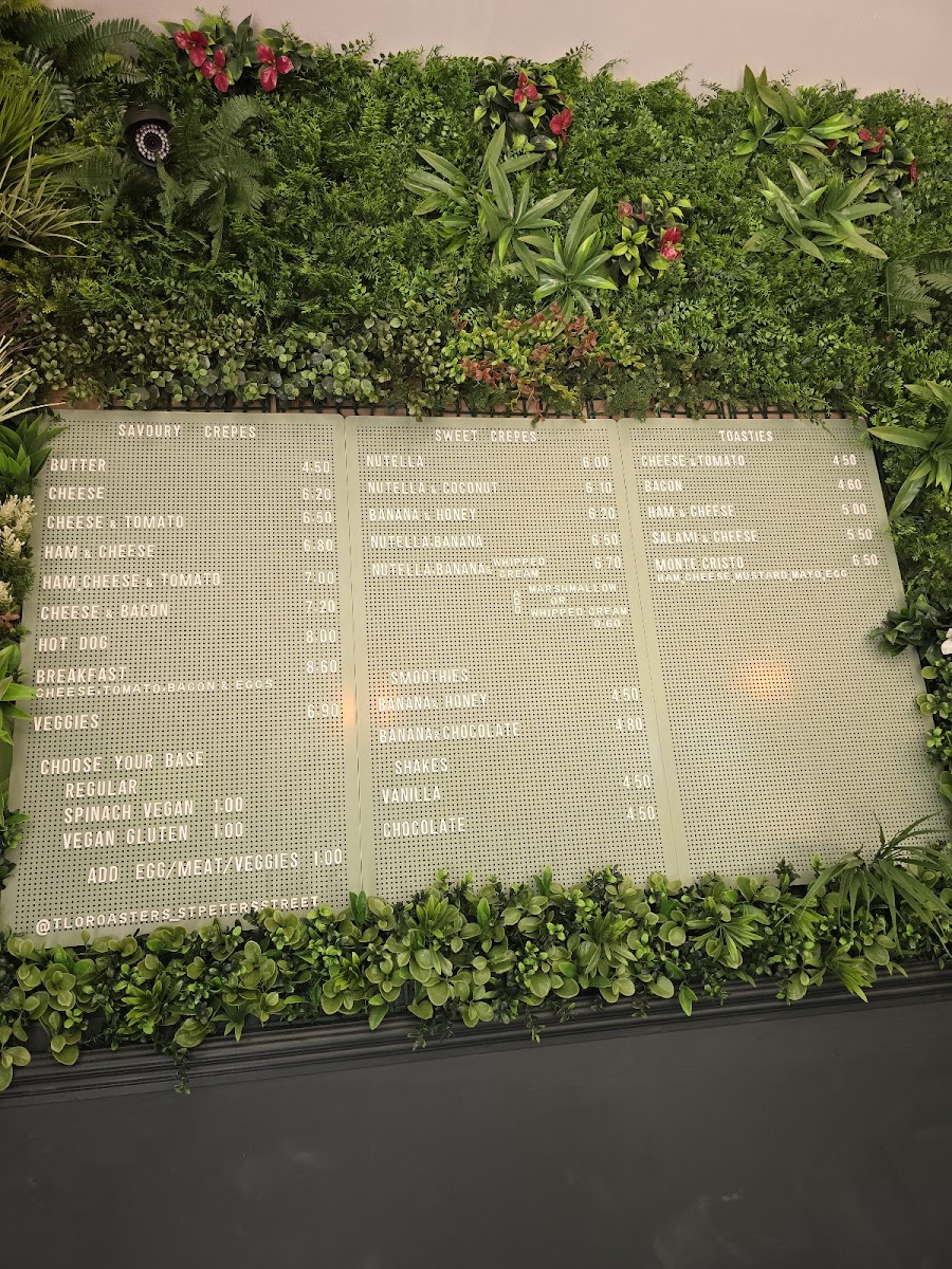 Saint Peters Street Coffee Photo Menu 2