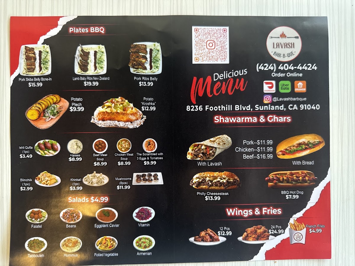 LAVASH BAR-B-QUE Photo Menu 1