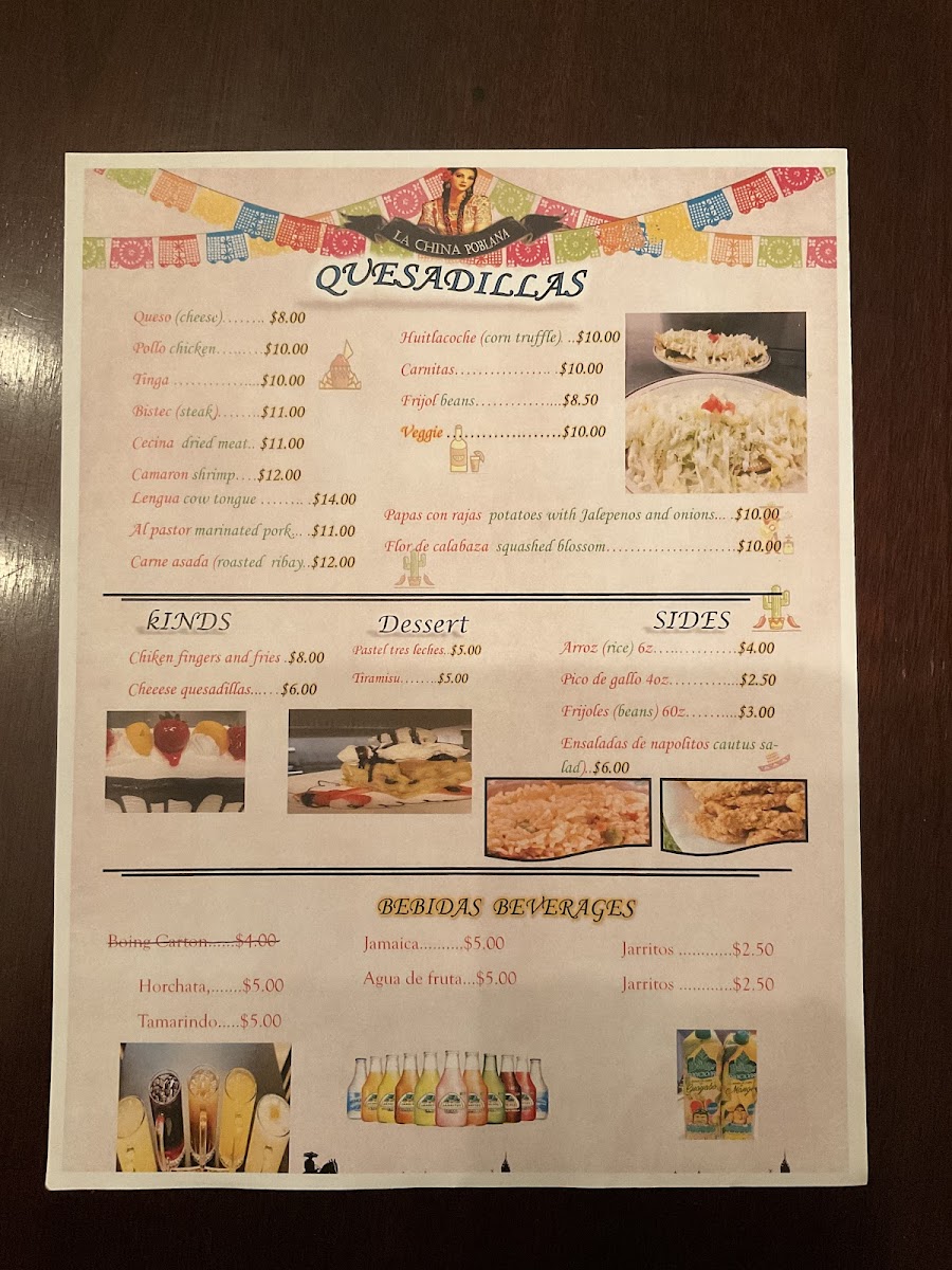 La China Poblana Mexican Food Photo Menu 4