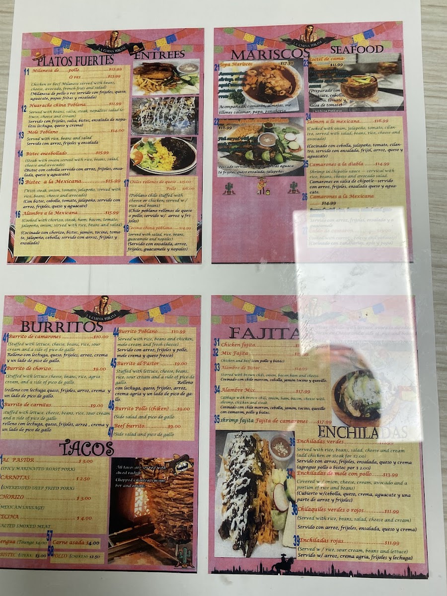 La China Poblana Mexican Food Photo Menu 6