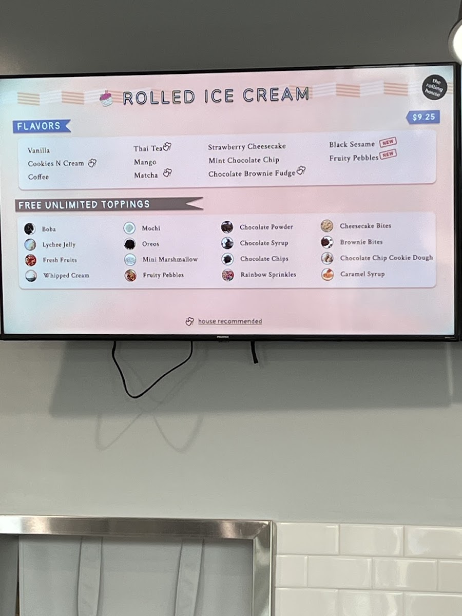 The Rolling House Photo Menu 2