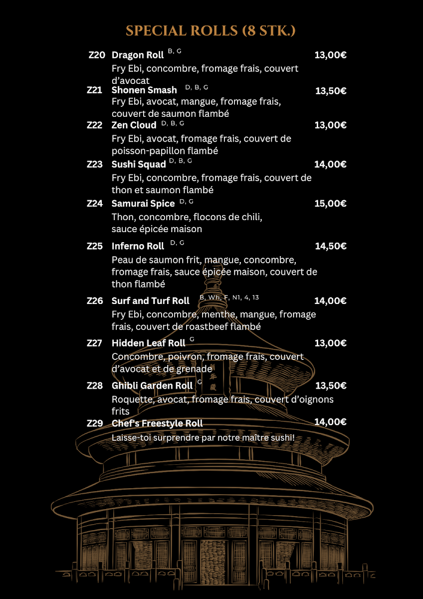 YUME Asia Sushi Restaurant Photo Menu 7