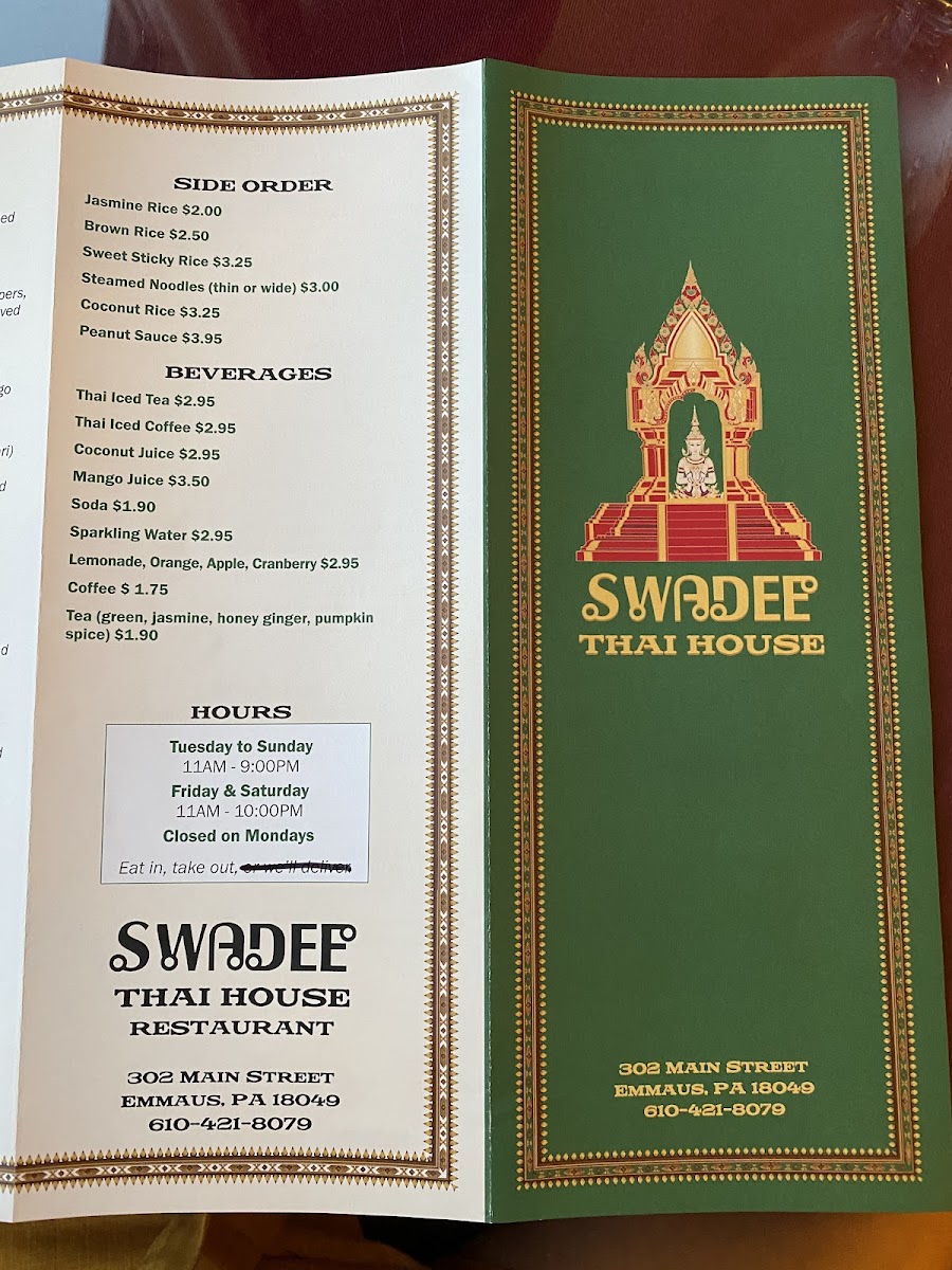 Swadee Thai house Photo Menu 6