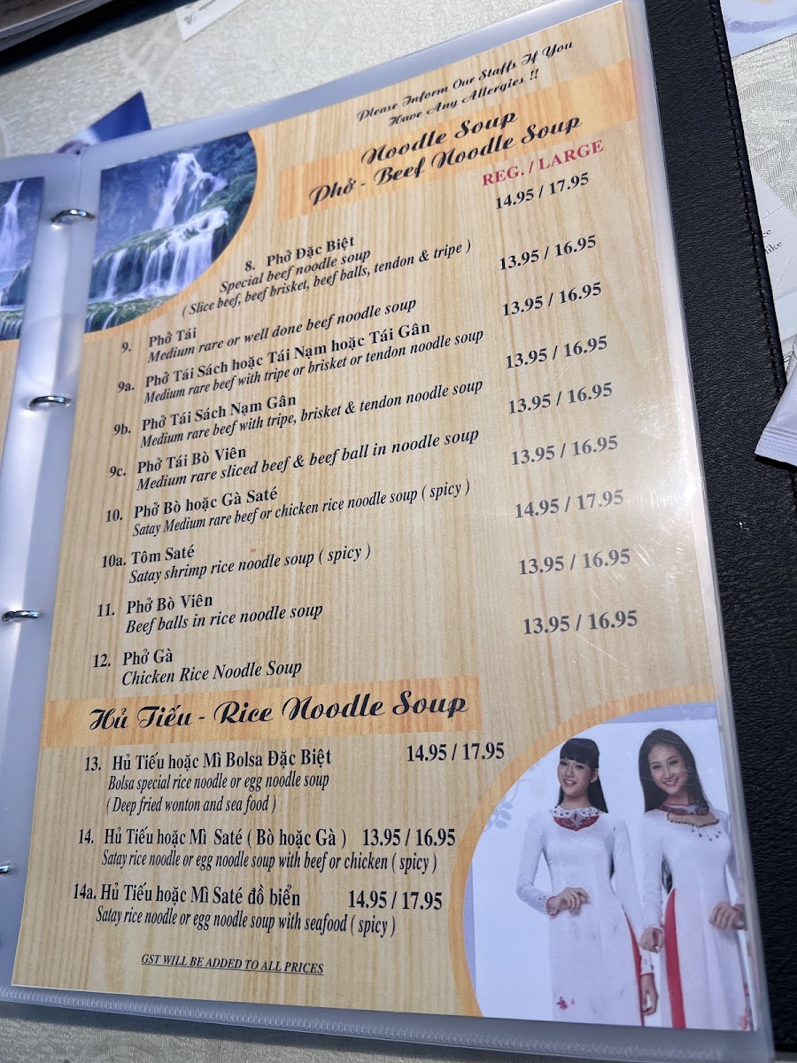 Bolsa Restaurant Photo Menu 7