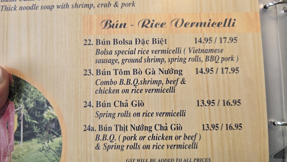 Bolsa Restaurant Photo Menu 9
