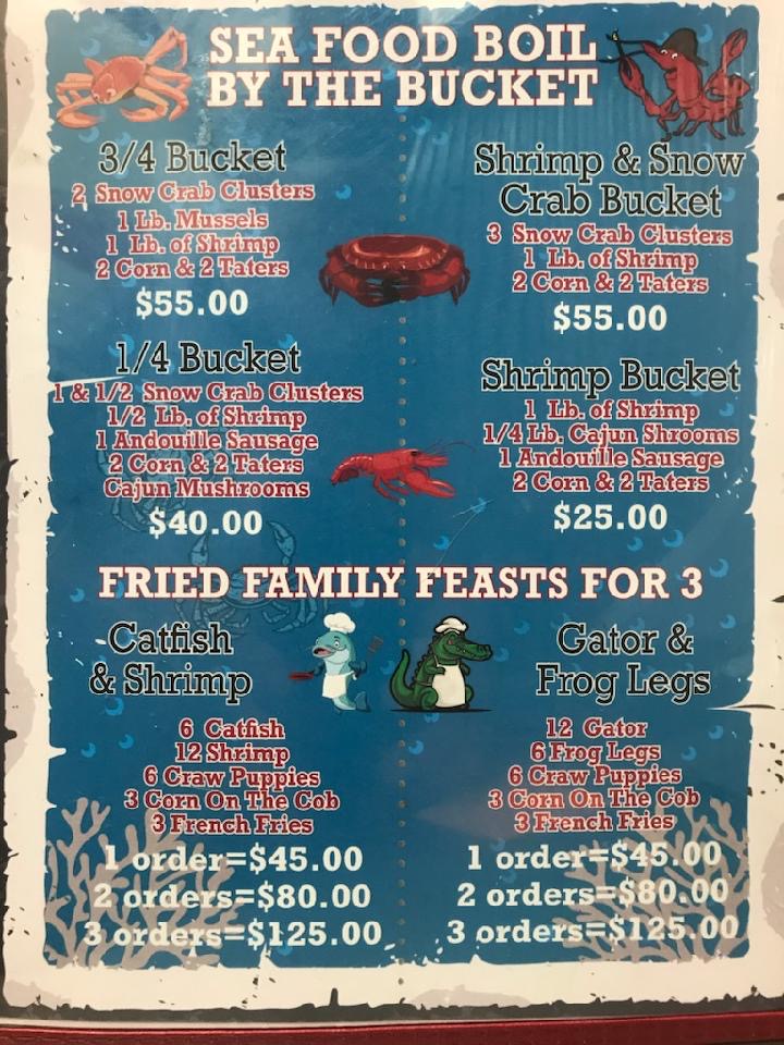 Craw Billy's Seafood Boil & BBQ Photo Menu 7