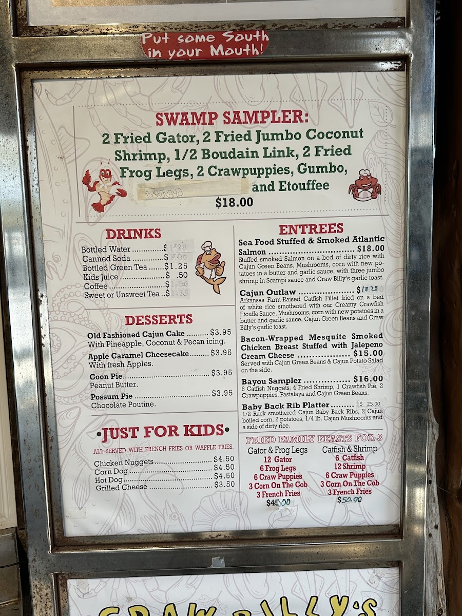 Craw Billy's Seafood Boil & BBQ Photo Menu 8