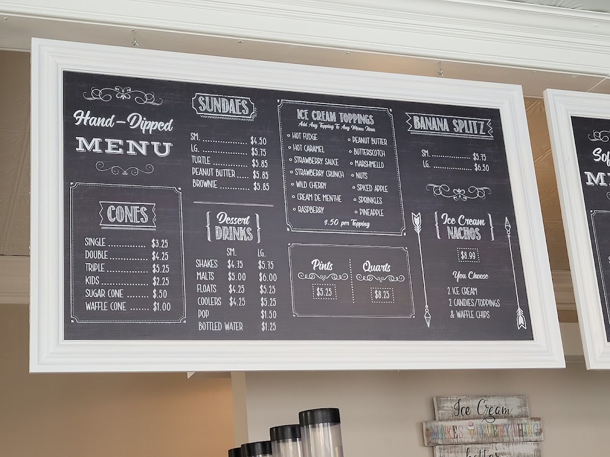 The Creamery on Main Photo Menu 2