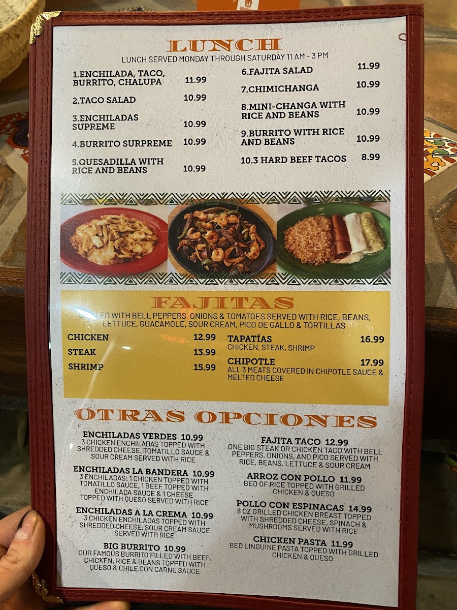 Don Chuy’s Mexican Grill & Bar Photo Menu 1