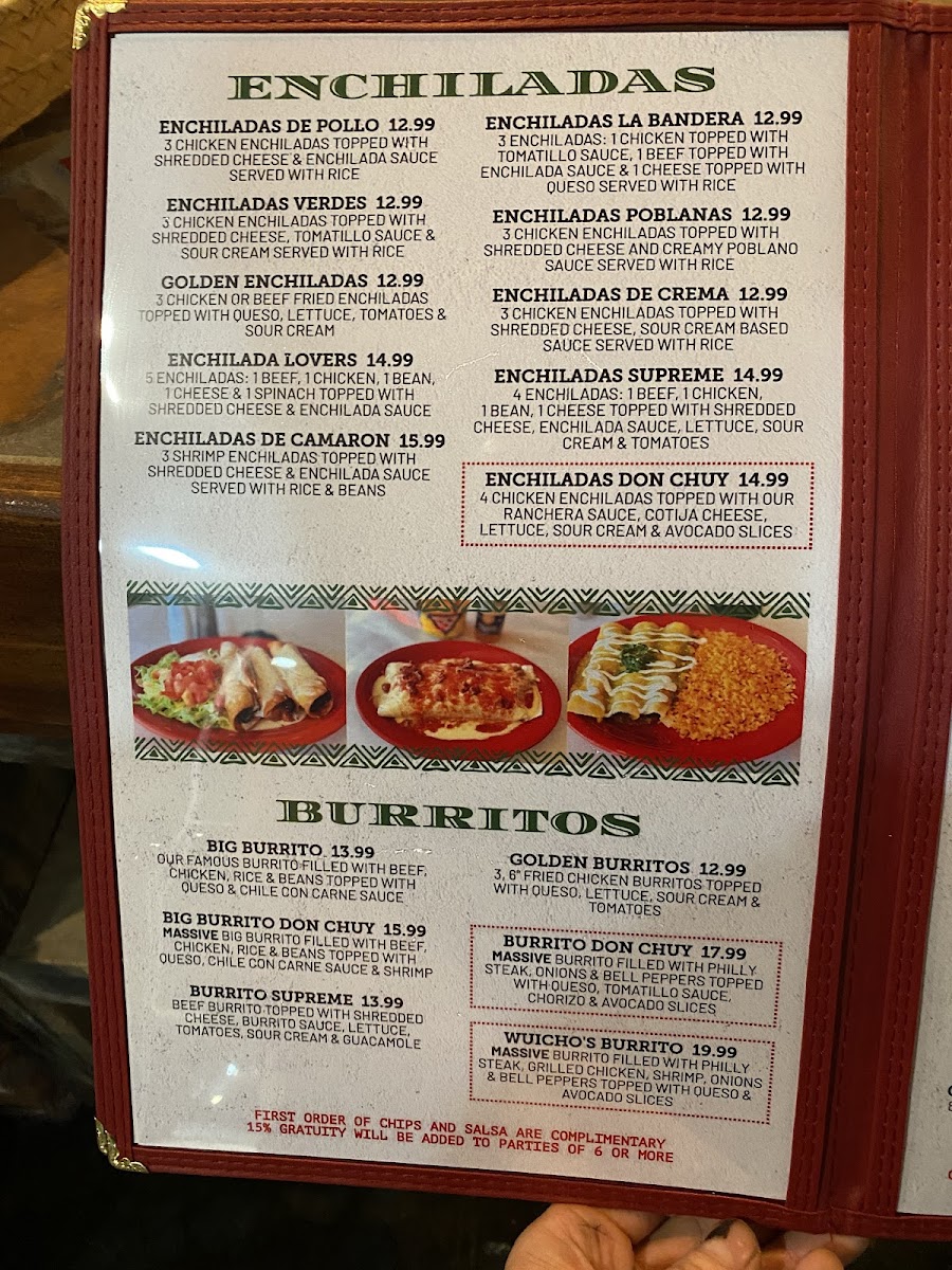 Don Chuy’s Mexican Grill & Bar Photo Menu 3