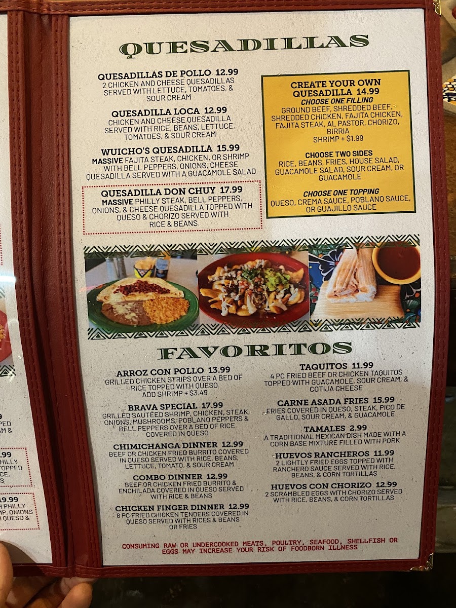 Don Chuy’s Mexican Grill & Bar Photo Menu 5
